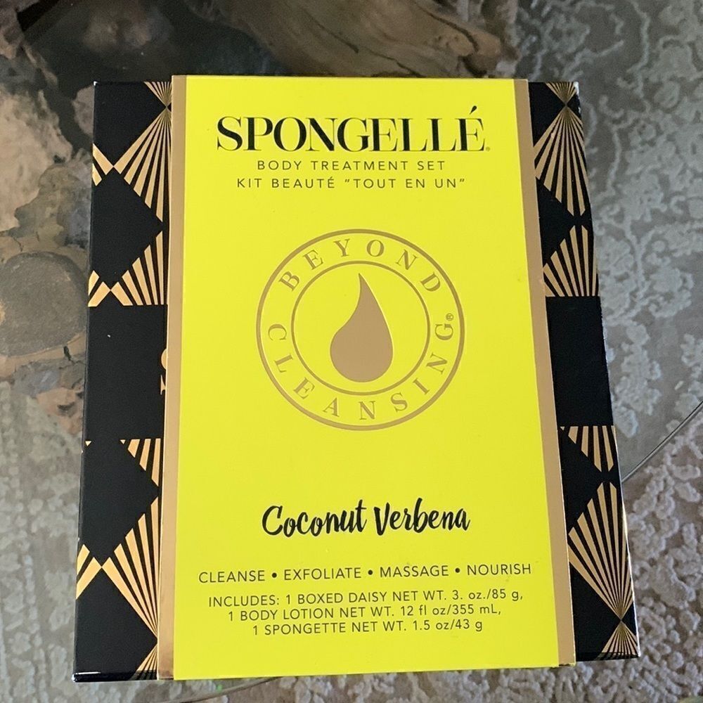 Spongellé Coconut Verbena Body Treatment Set